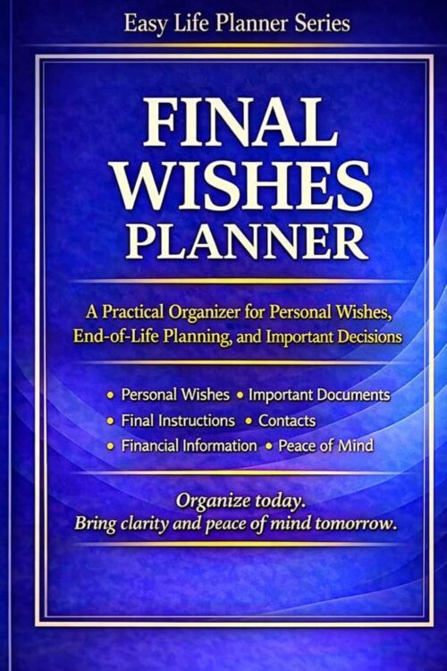 Final Wishes Planner Book Cover